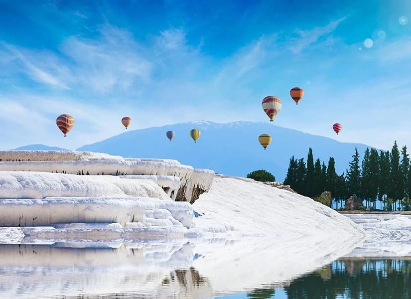 Side Çıkışlı Pamukkale Balon Turu