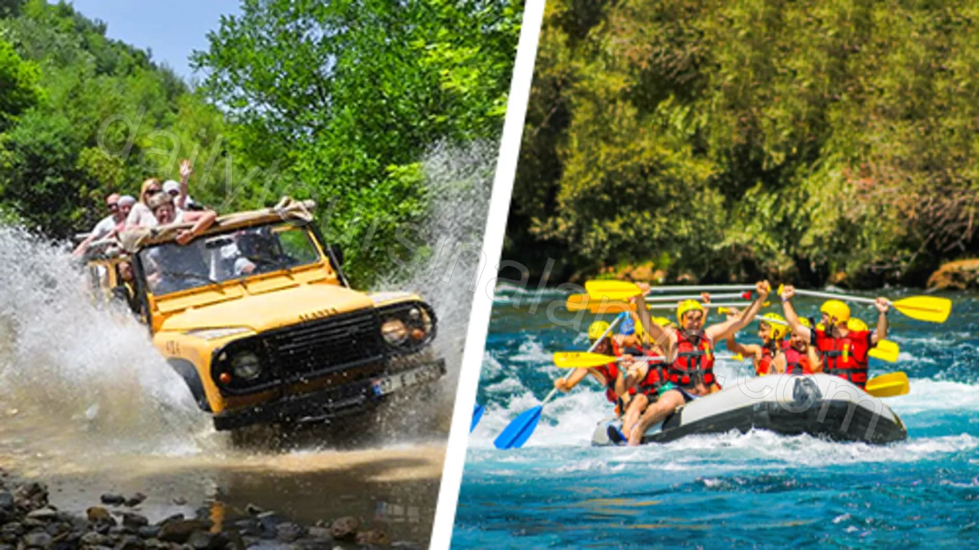 Side Jeep Safari & Rafting Tour